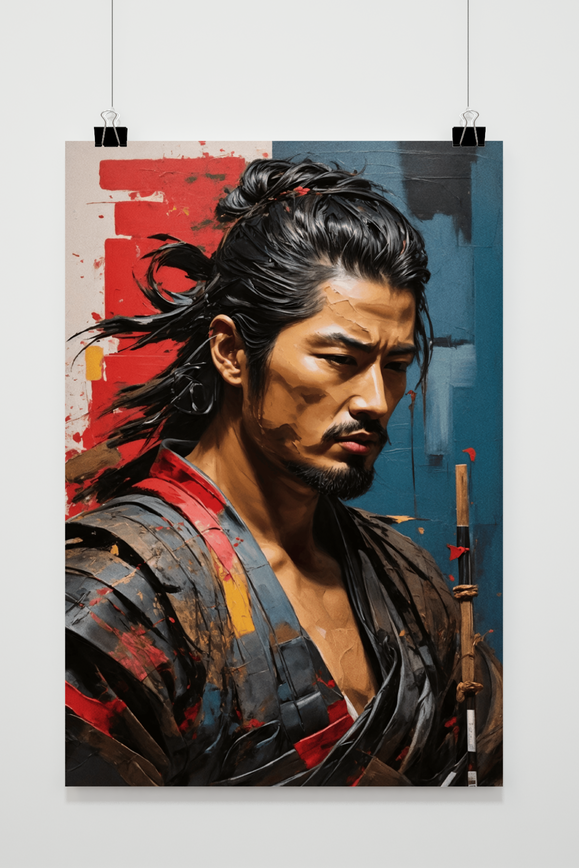 Póster Samurái de 25 Artstreet