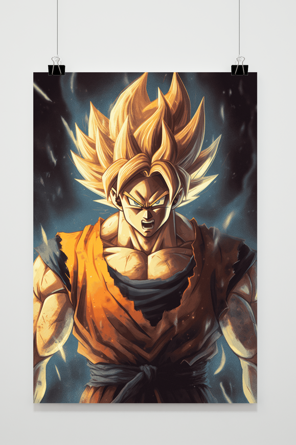 Póster Goku SSJ de 25 Artstreet