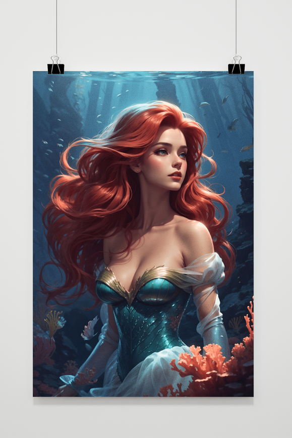Póster Sirena de 25 Artstreet
