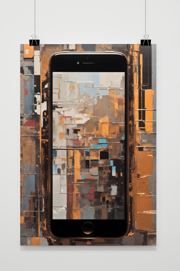 Mobiles Abstrakt Poster