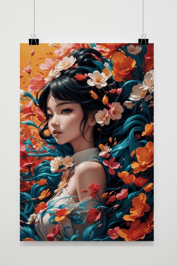 Póster Anime Ramo de Flores de 25 Artstreet