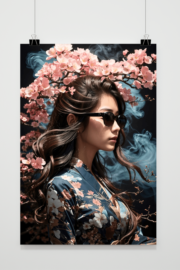 Blüten Oriental Poster