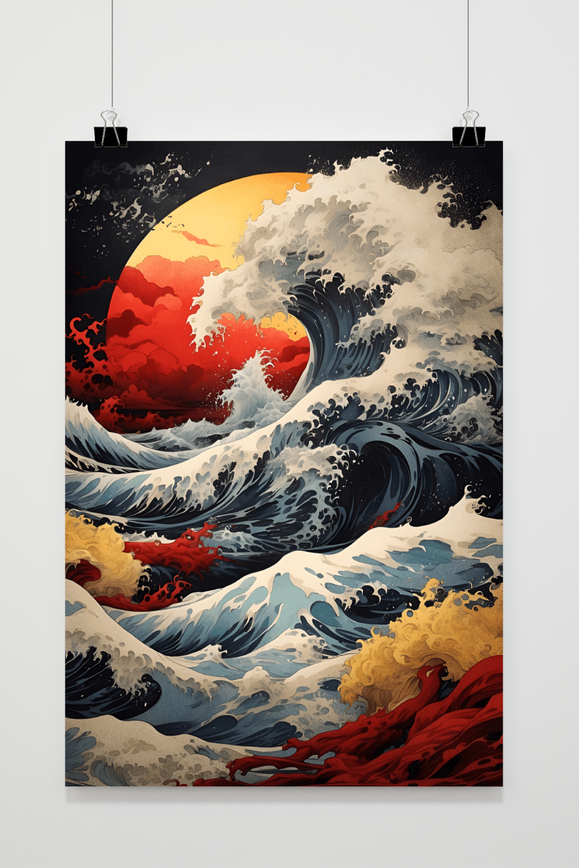 Póster Oriental Zee de 25 Artstreet