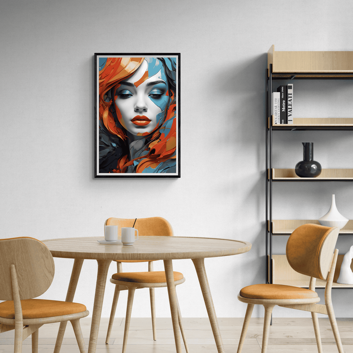 Rood Blauw en un interior
