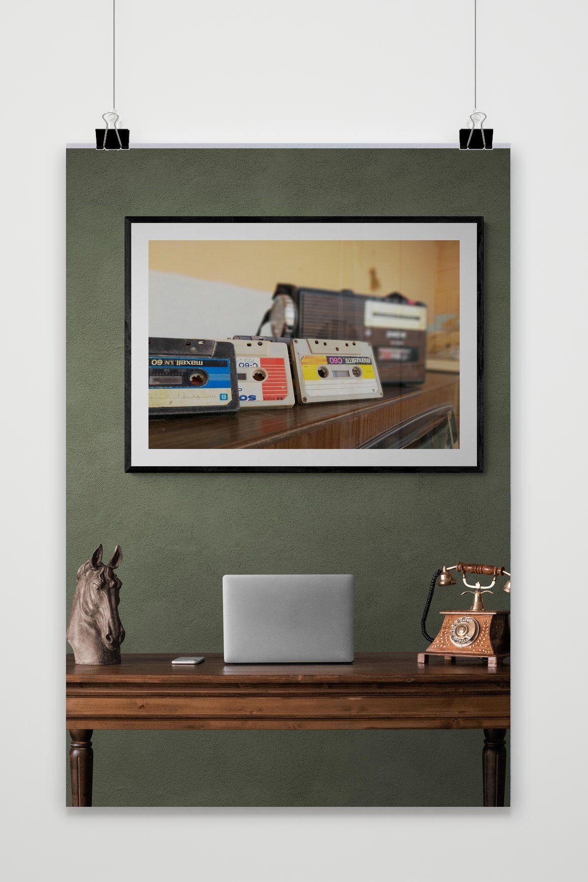 Vintage Cassetebandjes poster