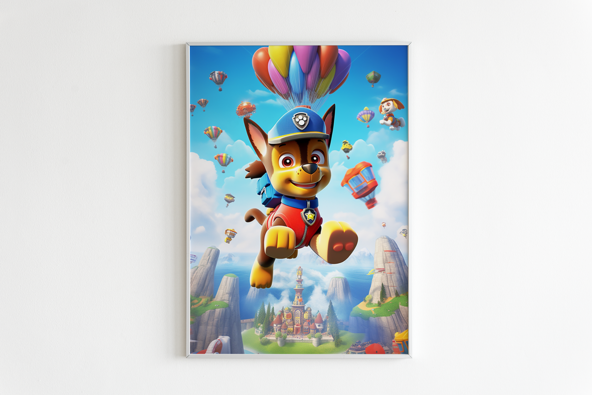 Paw Patrol Globo en un interior