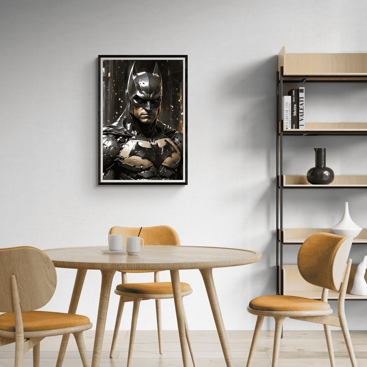 Batman Regen dans un intérieur