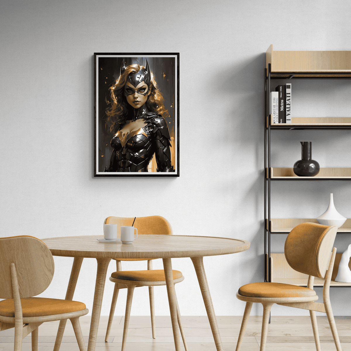 Batgirl dans un intérieur