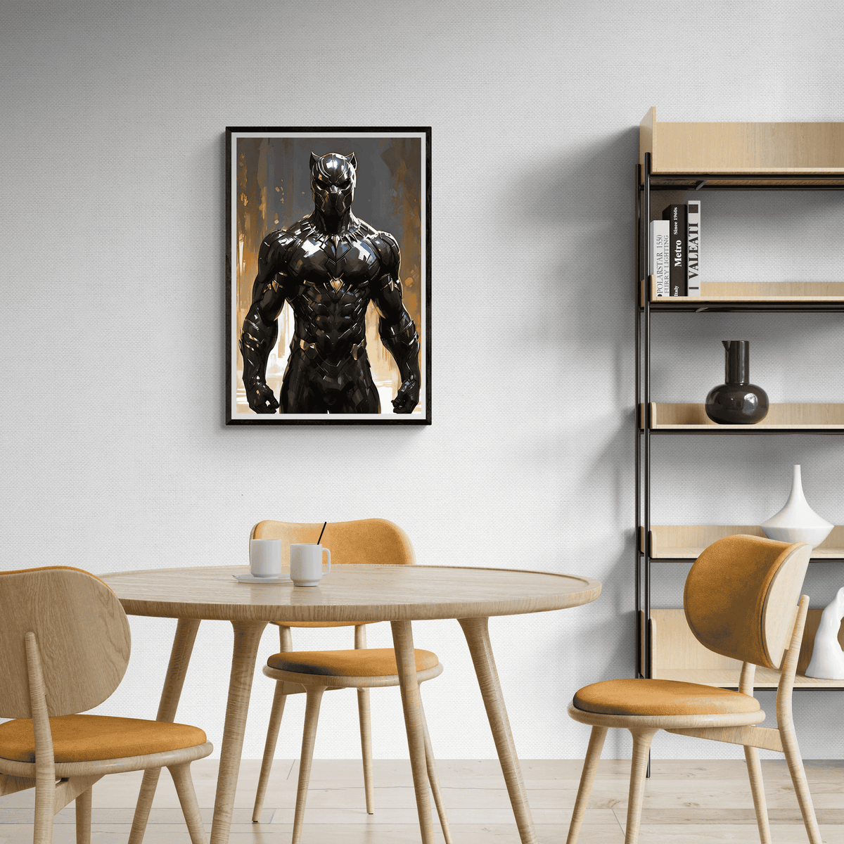 Black Panther en un interior