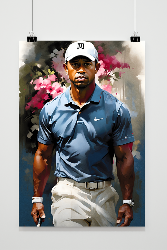 Tiger Woods poster