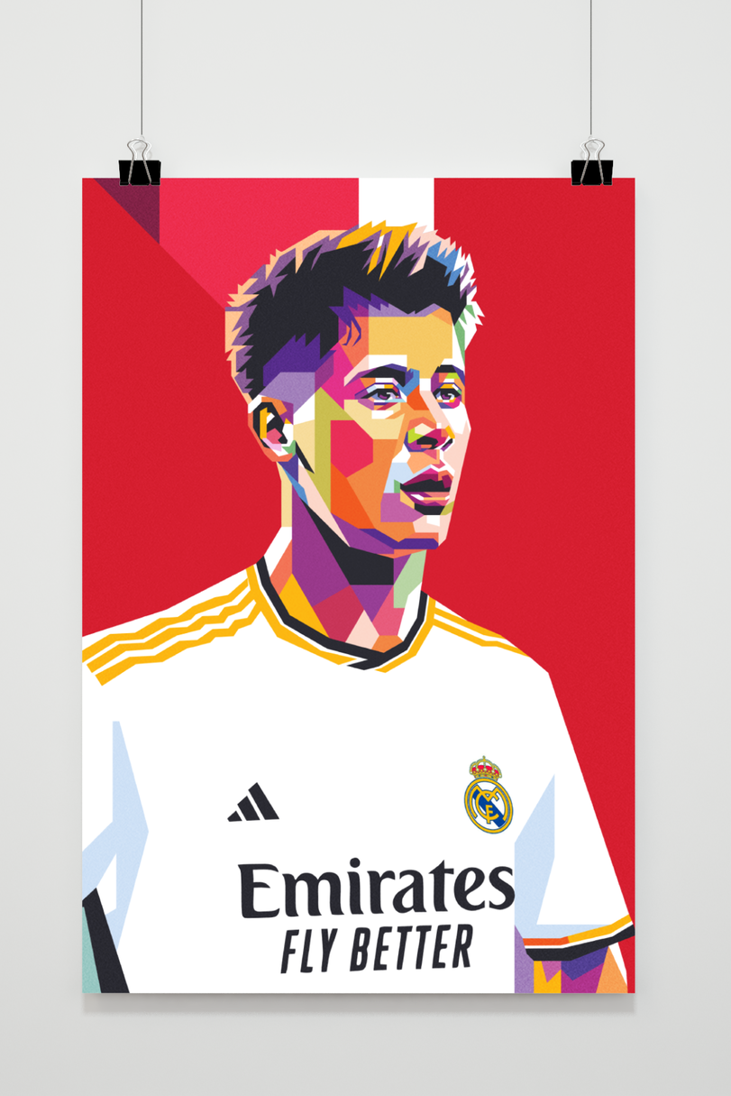Póster Arda Guler de 25 Artstreet