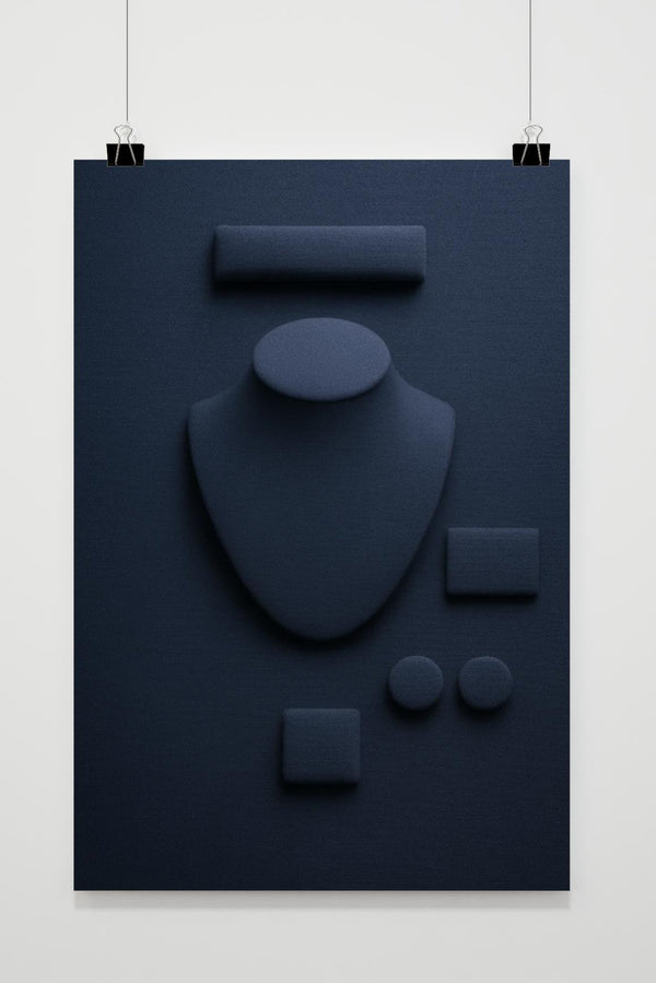 Jewelry Display Mannequin Poster