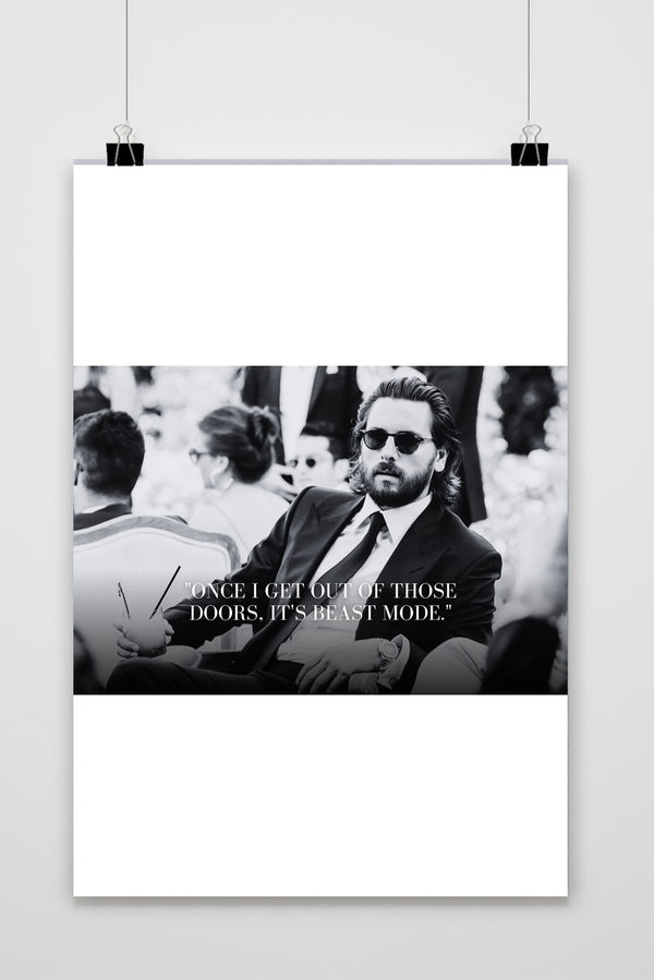 Póster Scott Disick Quote