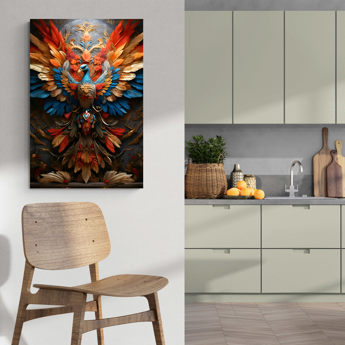 Imagen Fénix en un interior