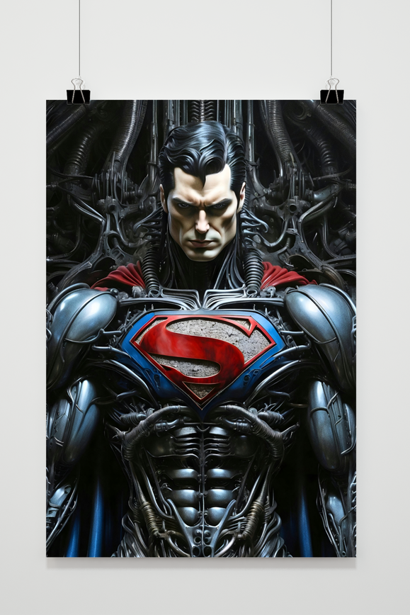 Póster Superman Cyborg de 25 Artstreet