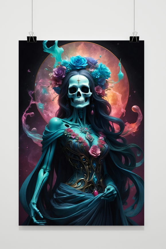 Póster Santa Muerte Luna de 25 Artstreet