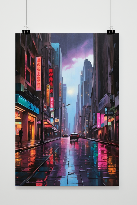 Affiche Tokyo Ville