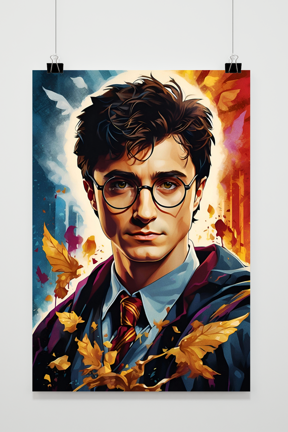 Póster Harry Potter Anime de 25 Artstreet