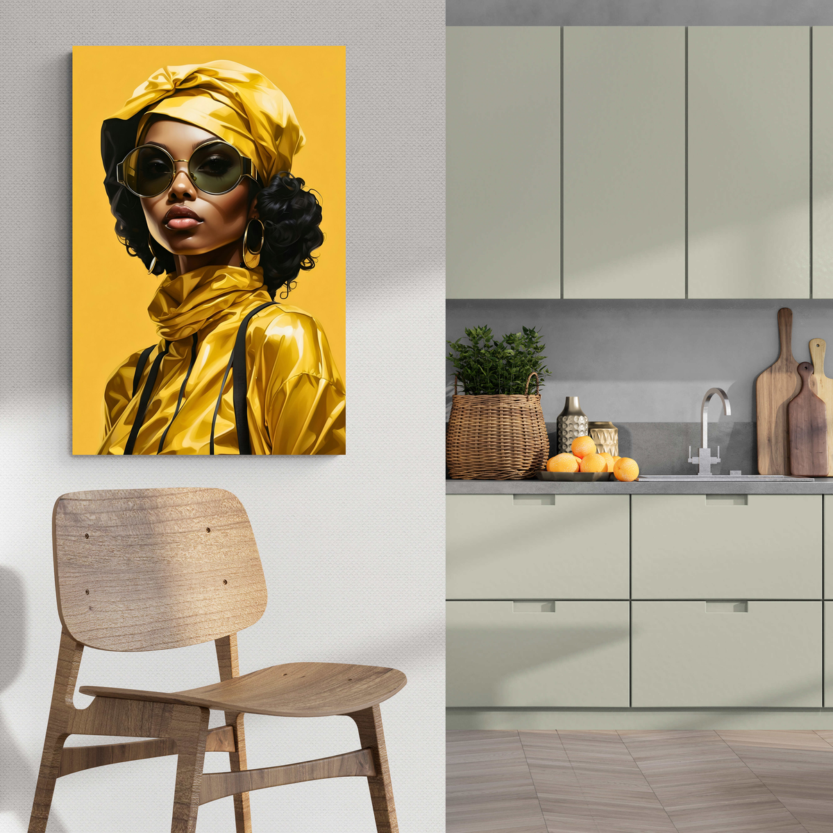 Abeja Estilo en un interior