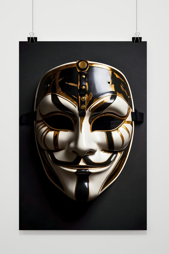 Póster Máscara Vendetta de 25 Artstreet