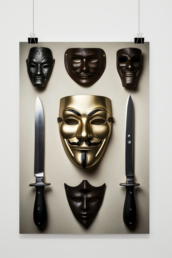 Póster V de Vendetta de 25 Artstreet