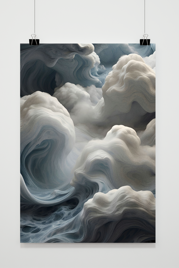 Póster Nubes de 25 Artstreet