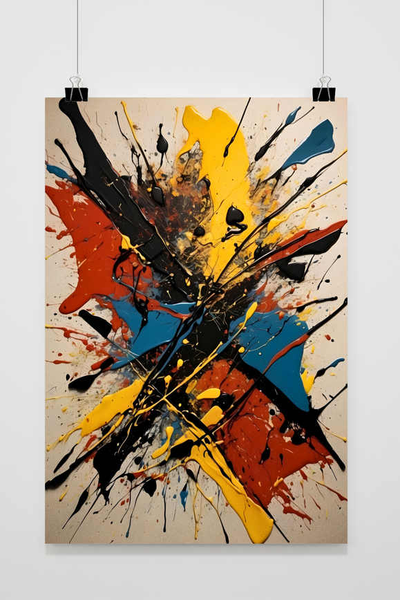 Paint Splatters poster