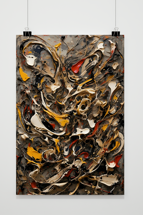 Póster Bomba de Pintura de 25 Artstreet