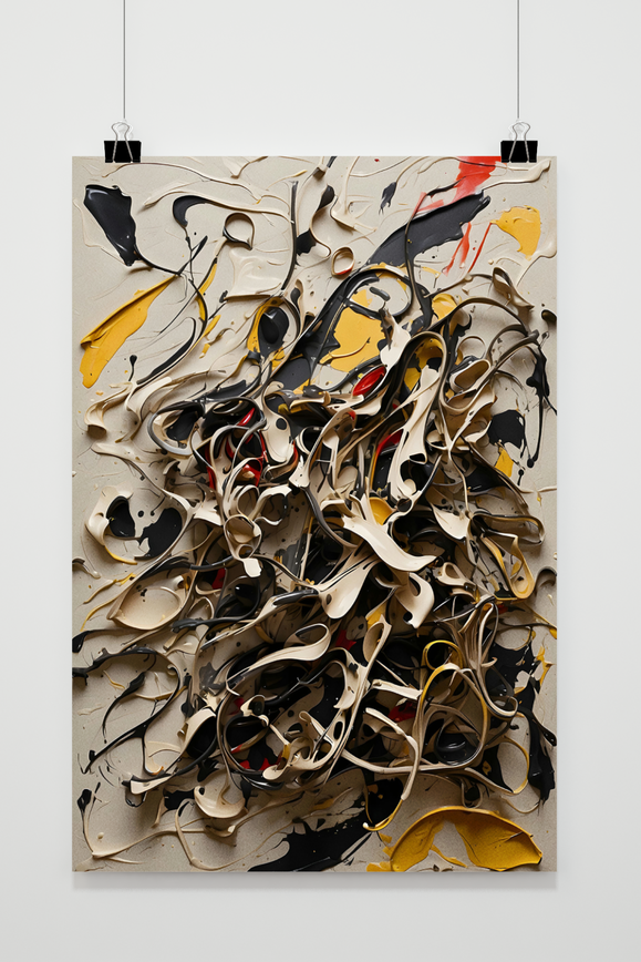 Paint Abstract poster