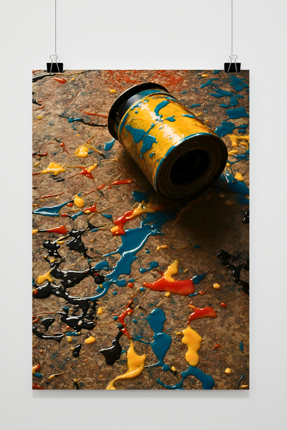 Paint pot poster