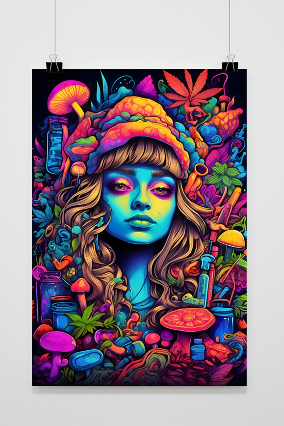 Póster Acid Viaje de 25 Artstreet