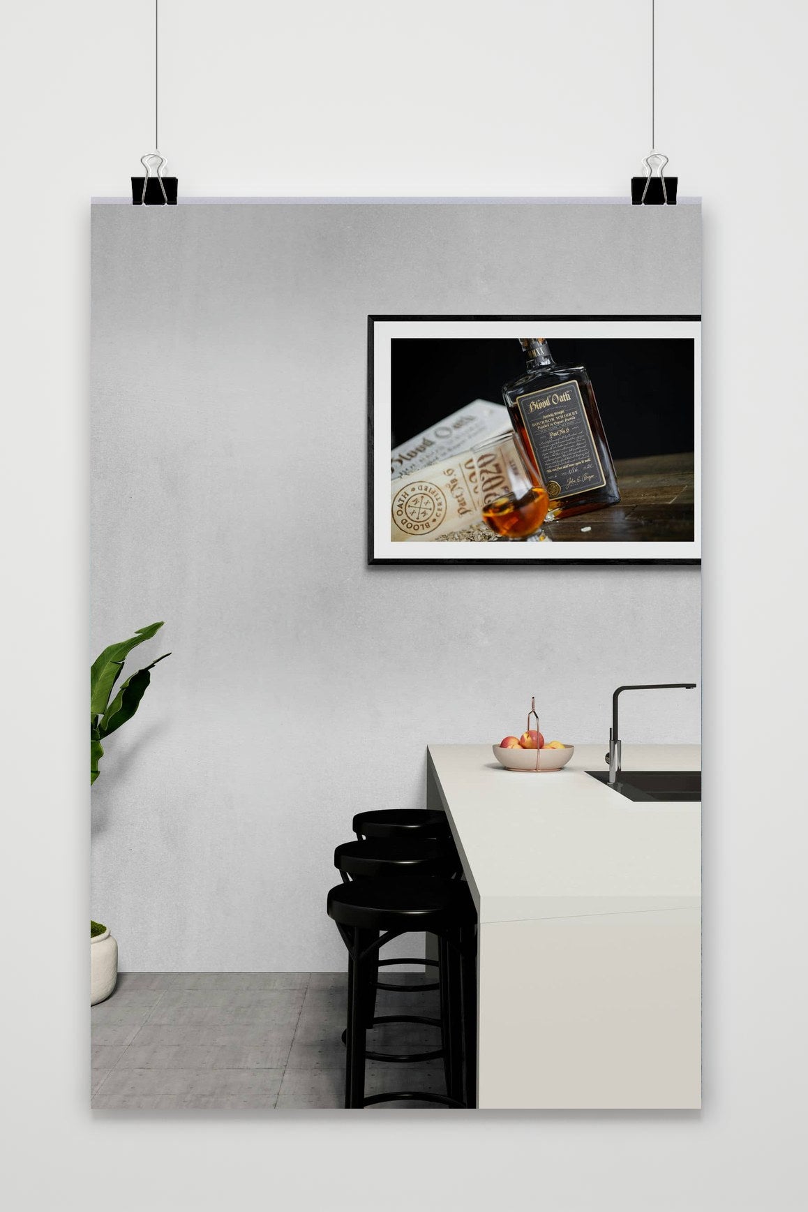 Blood Oath Bourbon poster