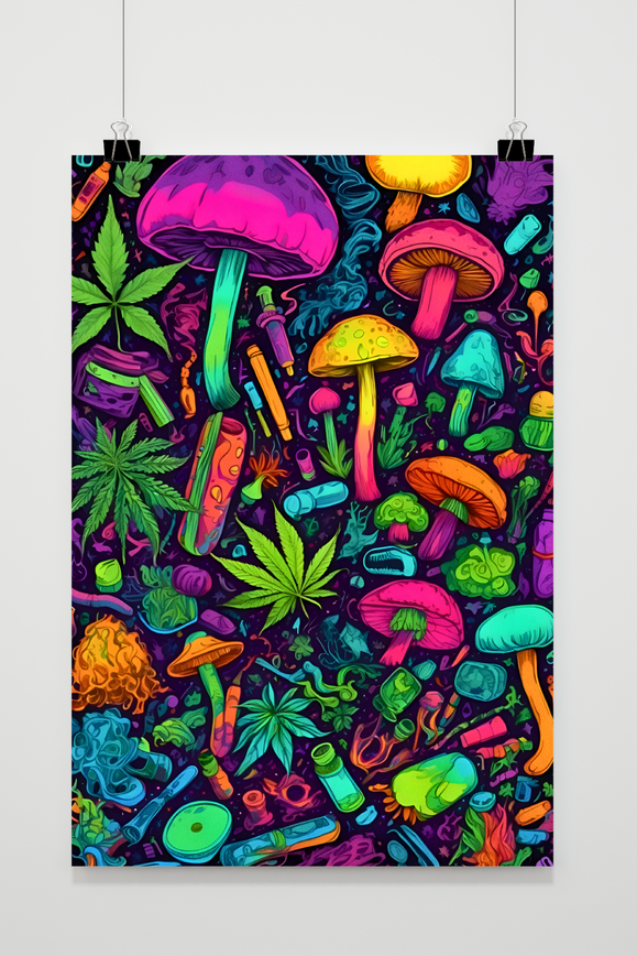 Póster Viaje de Colores de 25 Artstreet