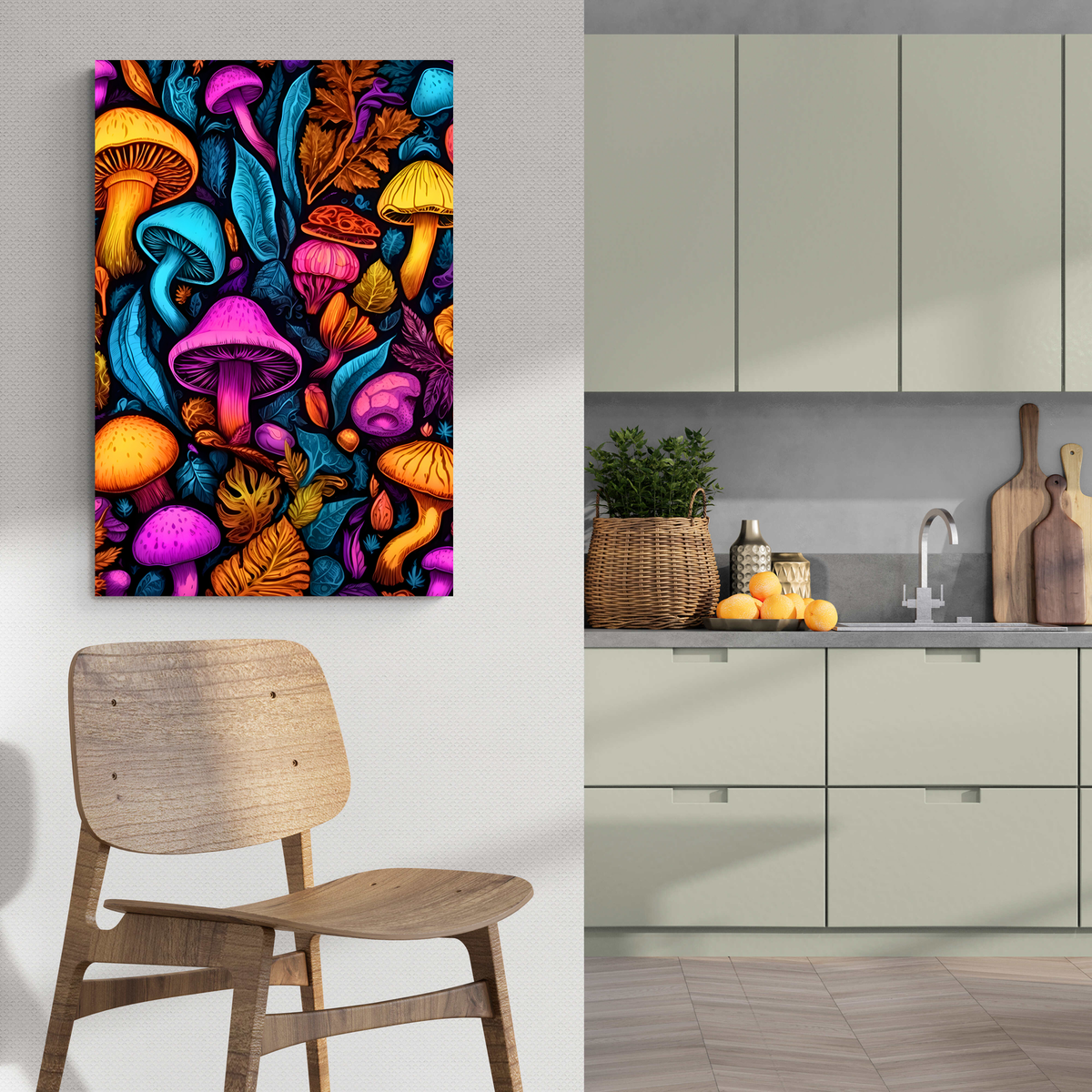 Viaje de Colores en un interior