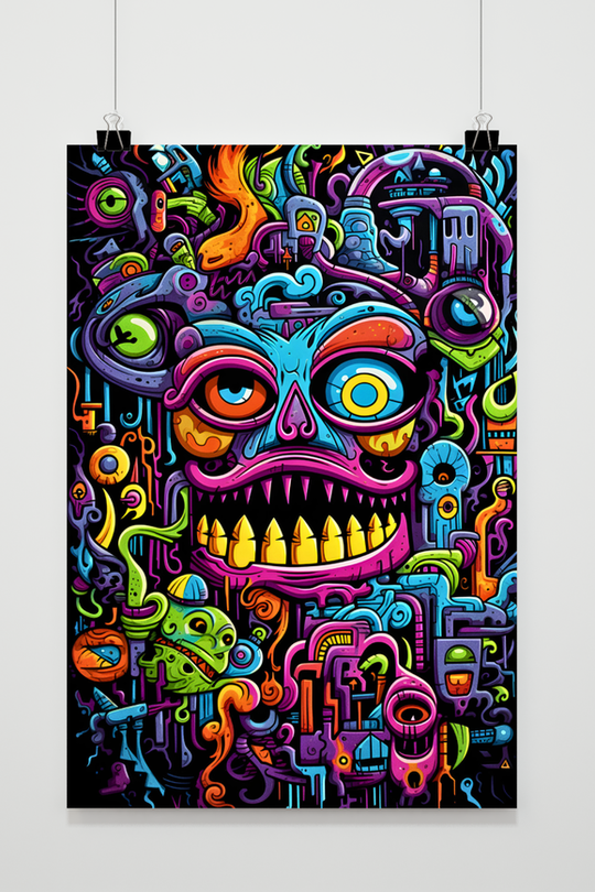Neon Trip Monster