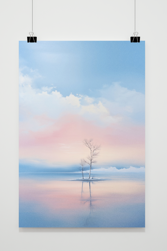 Póster Árbol Solitario de 25 Artstreet