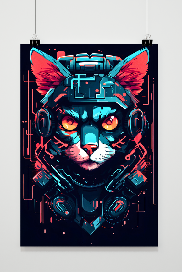 Neon Cat