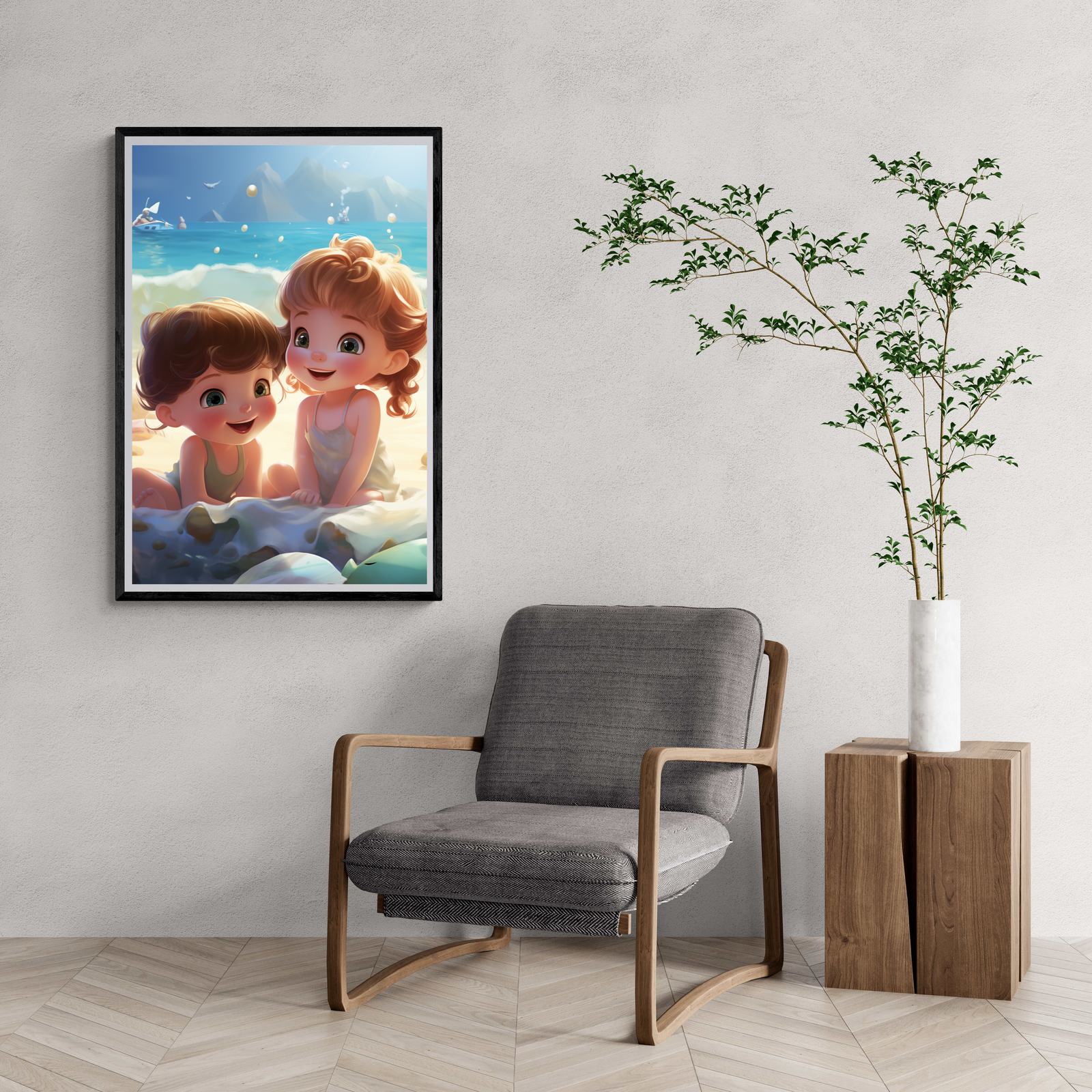 Strand Kinderposter