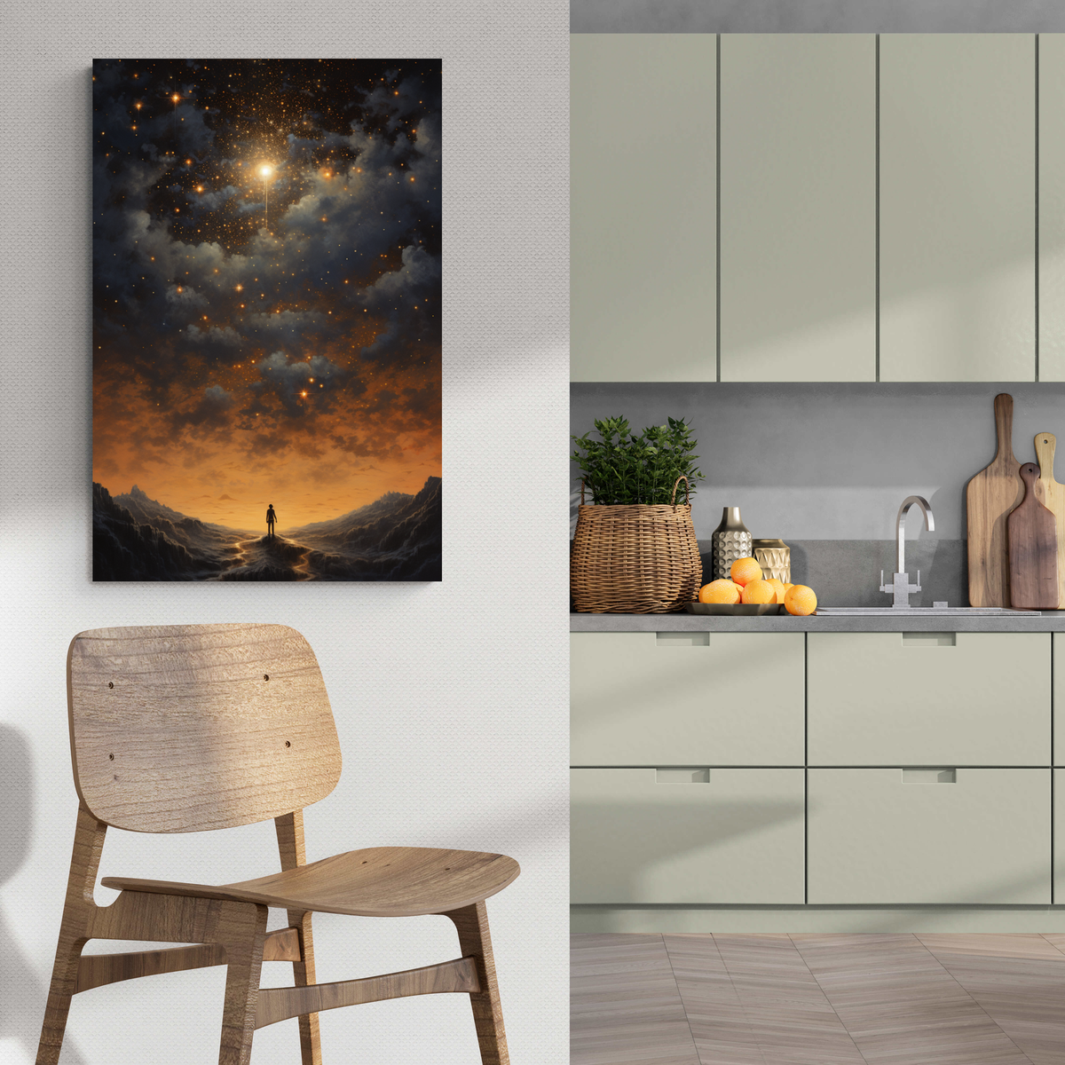 Sous les Étoiles dans un intérieur