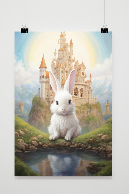 Rabbit behind Castle