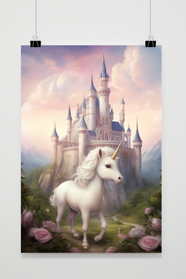 Eenhoorn Kasteel poster