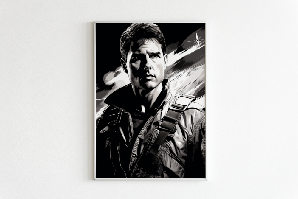 Tom Cruise Zwart Wit