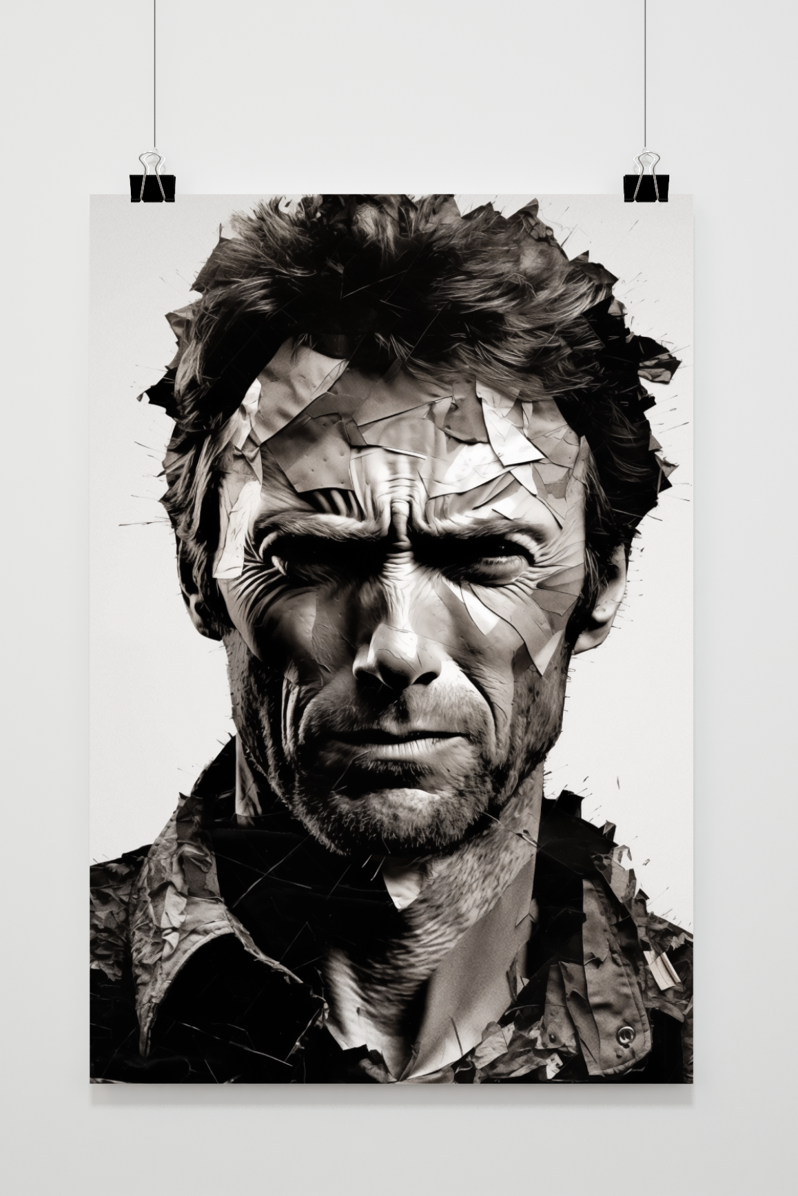 Póster Clint Eastwood de 25 Artstreet