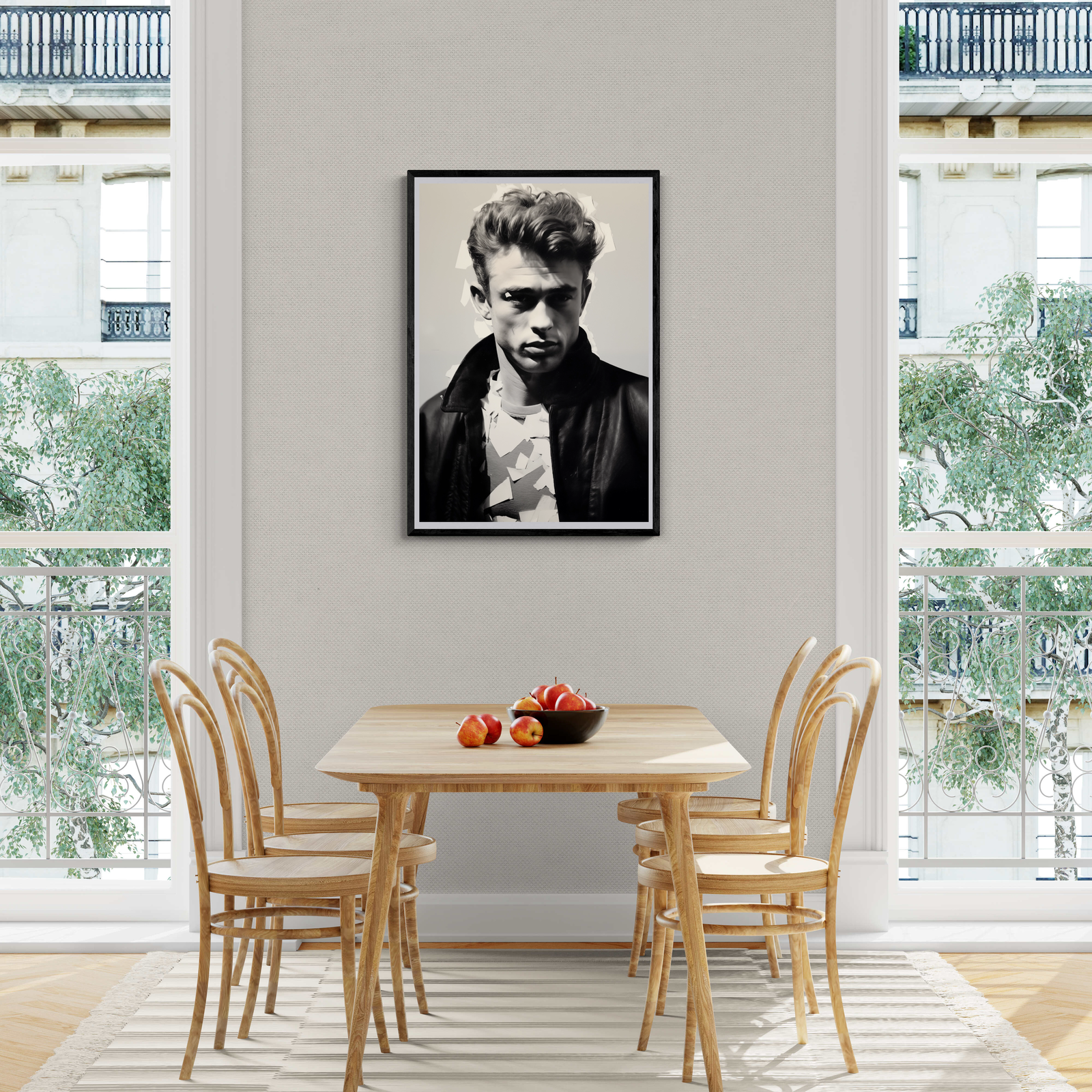 James Dean Zwart Wit