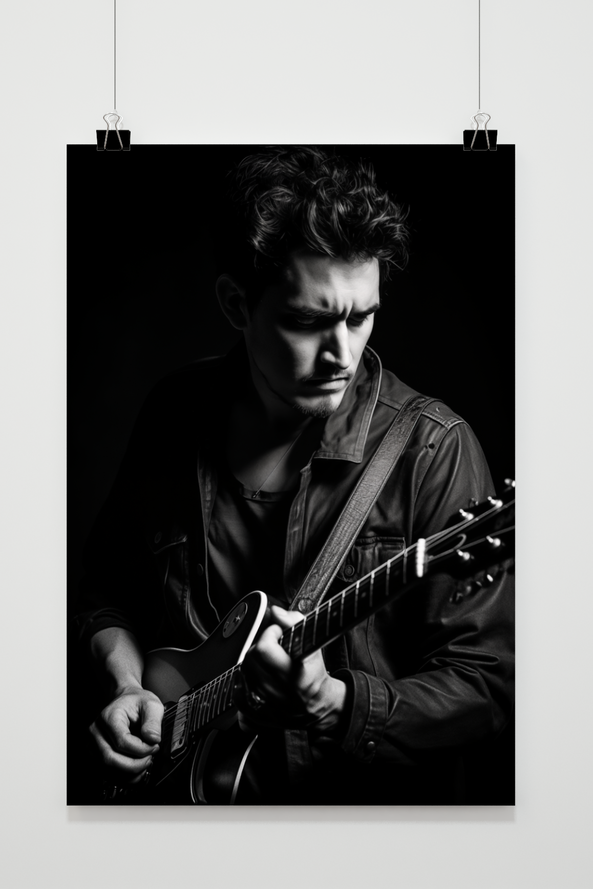 Póster John Mayer en Blanco y Negro de 25 Artstreet