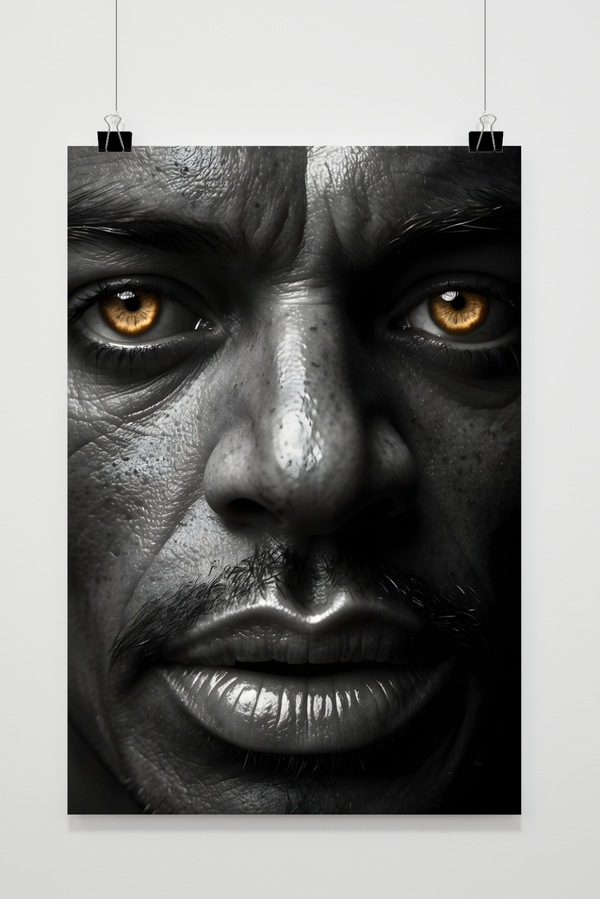 Affiche Yeux Jaunes