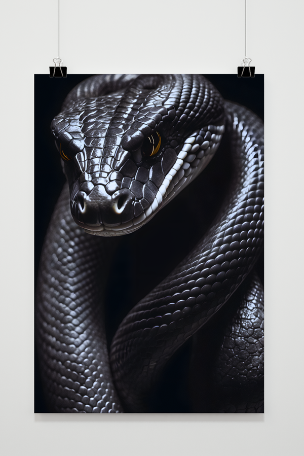 Zwarte Cobra poster