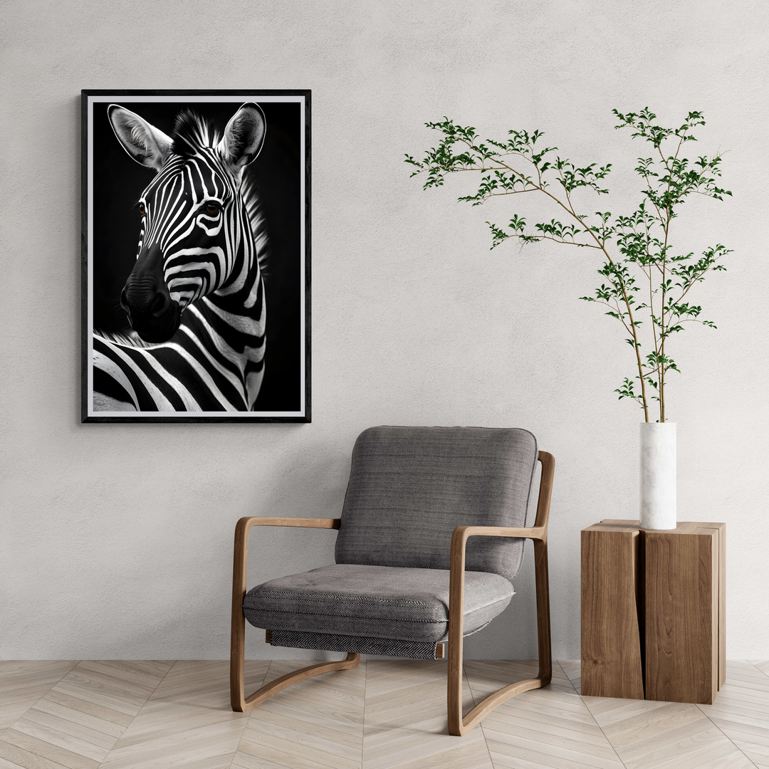 Zebra Schwarz Weiß