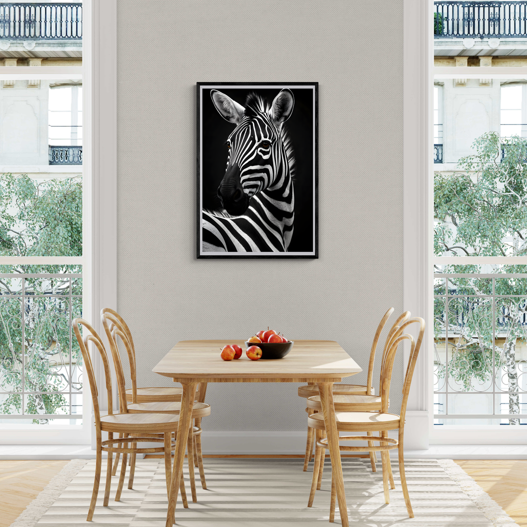 Zebra Black White