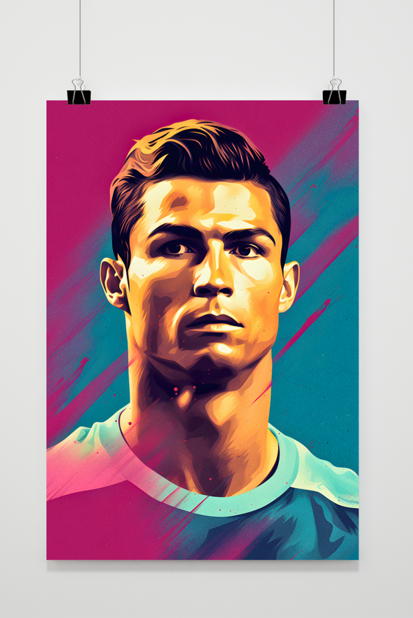 Affiche Portrait Ronaldo